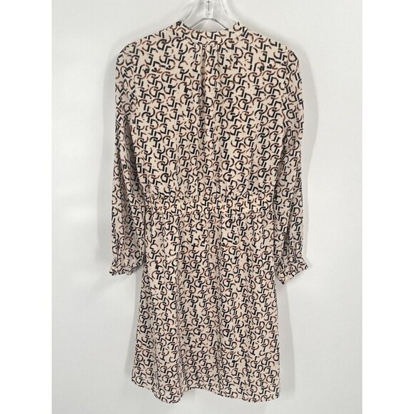 H&M Printed Shift Dress Long Sleeve Sz 4 NWT - Picture 5 of 6